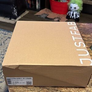 JustFab Tan Shoe Box